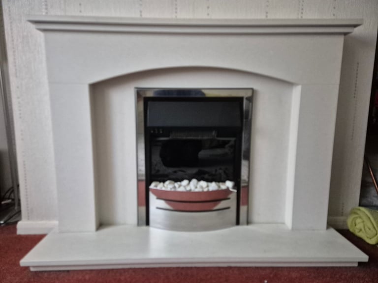 Fireplace and electric fire 