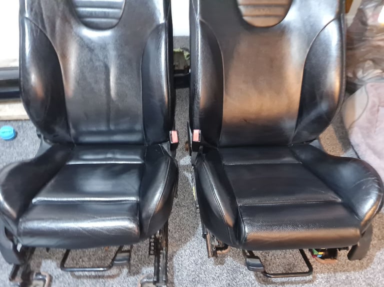 Recaro leather sports seats and seat belts x5