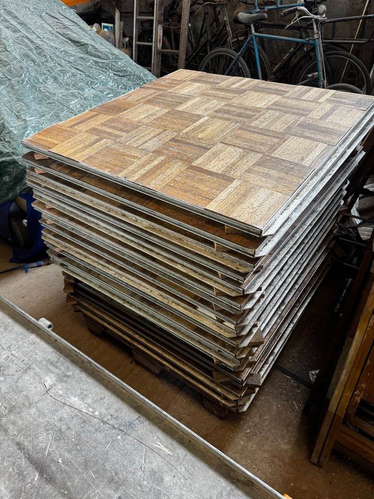 Portable dance floor for events etc. 18 panels 