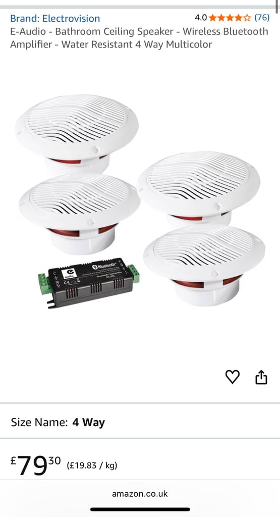 image for Bluetooth ceiling speakers