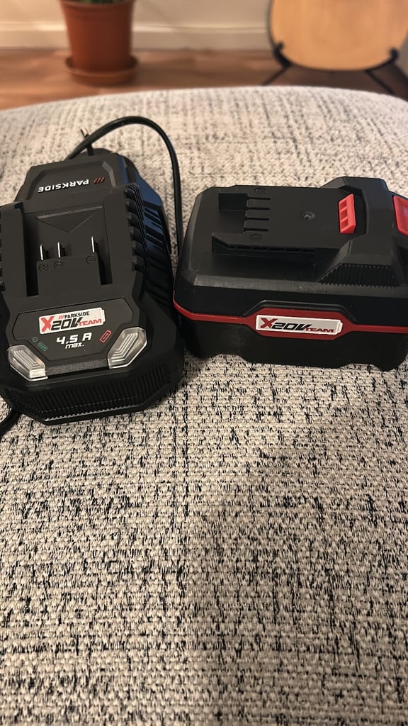 image for Unused Parkside 4.5Ah, 20V battery and charger