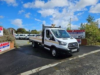 2023 ON 23 PLATE FORD TRANSIT 350LEADER 130BHP TDCI RWD LWB DROPSIDE PICKUP ULEZ