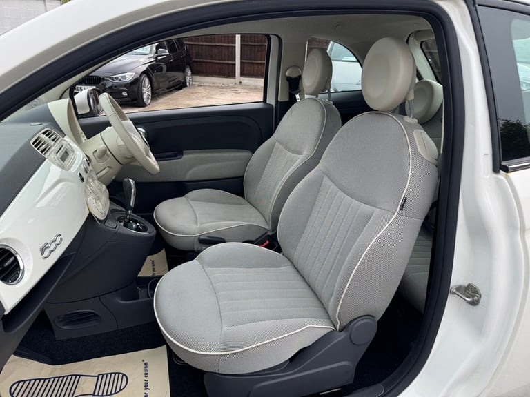 2012 Fiat 500 1.2 Lounge 3dr Dualogic [Start Stop] £20 Road Tax, ULEZ HATCHBACK Petrol Automatic