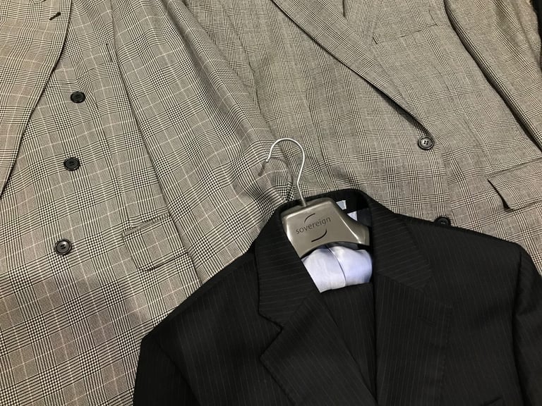 Men’s smart suits bundle or can be bought separately. Offers welcome 