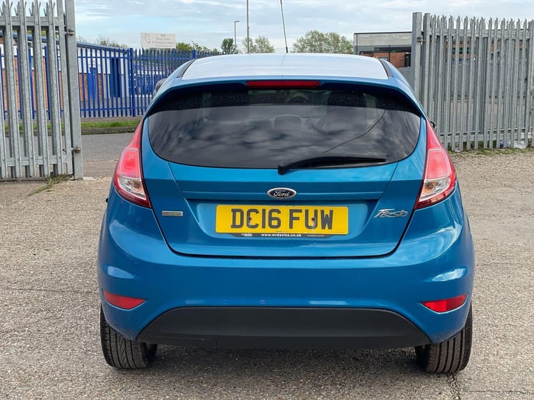 2016 Ford Fiesta 1.0T EcoBoost Zetec Blue Edition Euro 6 (s/s) 3dr HATCHBACK Petrol Manual