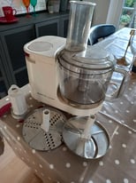 Kenwood food processor with 3 attachments.