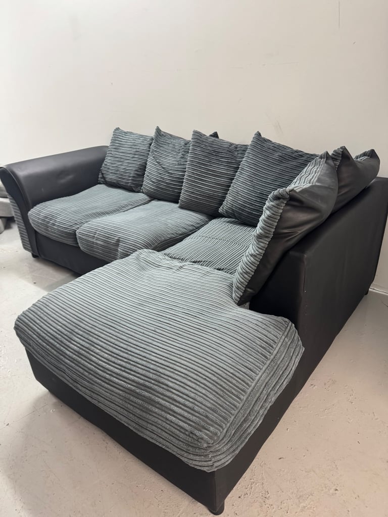 GREAT HALF CORD CORNER SOFA -DELIVERY OPTION