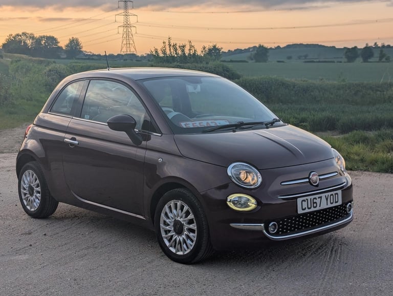 2017 Fiat 500 1.2 Lounge 3dr Hatchback Petrol Manual