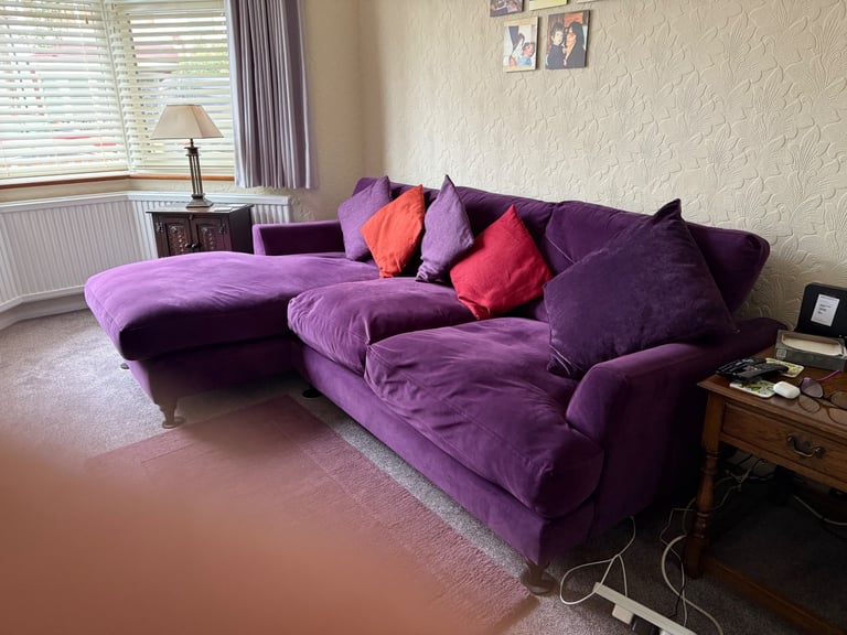 image for Velvet 3 seater sofa 