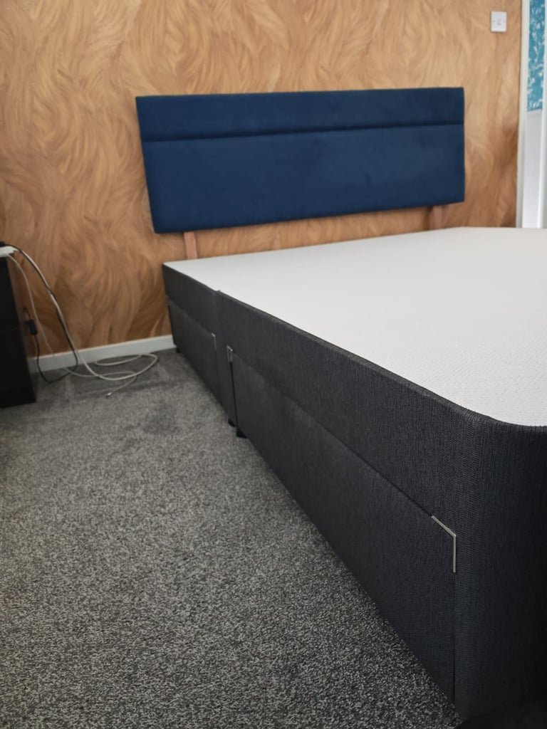 image for King size  bed frame with 4 drawers 