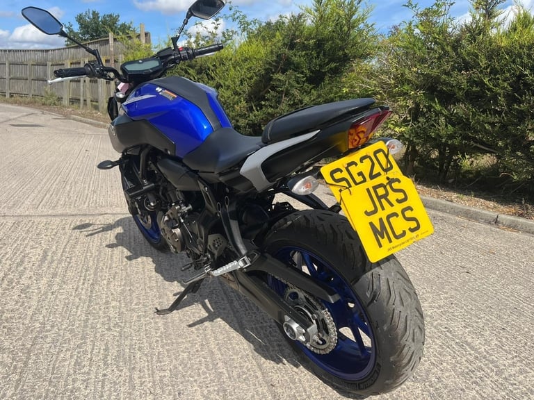 2020 20 YAMAHA MT07 ABS MT-07 MT 07 700cc ROADSTER NAKED - FSH BLUE