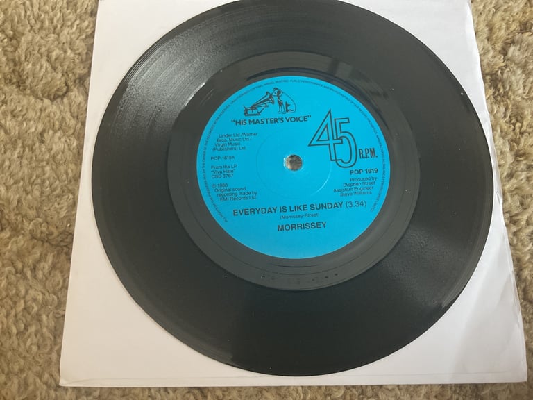 image for MORRISSEY - EVERDAY IS LIKE SUNDAY 7” INDIE ROCK