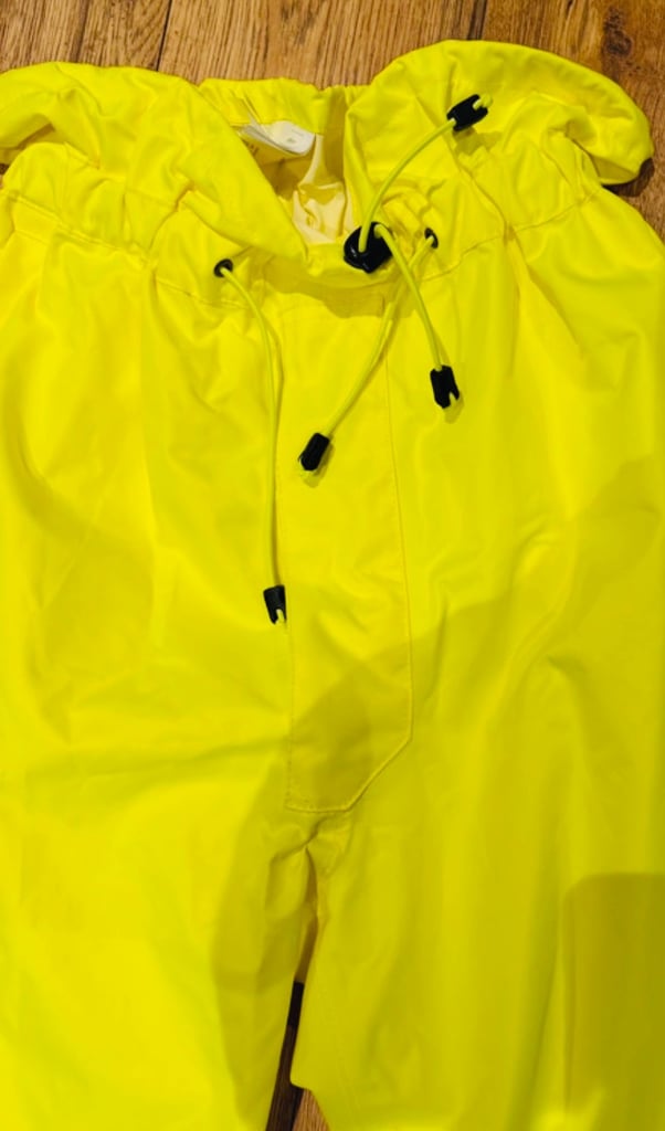 Men's small reg high vis protective out trousers