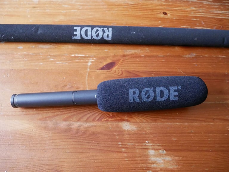Rode NTG-2 Shotgun microphone and Rode 2m boompole