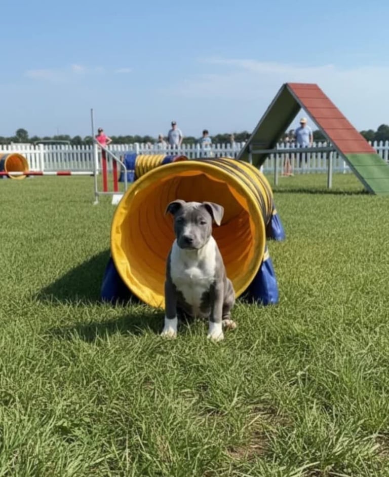 Blue Staffordshire boy KC REG