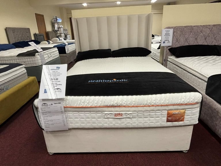 Brand New DIVAN 4FT6 Double Bed Base With Storage + Mattress >> Amazing Price 20% Off >>>>