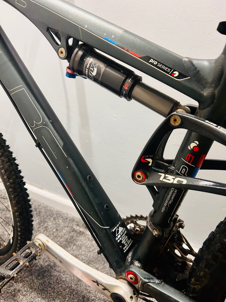 Cube Full Suspension 130 AMS Pro Mountain Bike. Fox Suspension