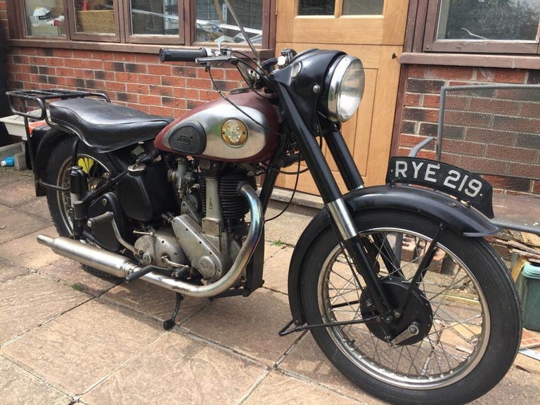 BSA 1956 m33 500 (cc) b33 b31 a65 running barn find project