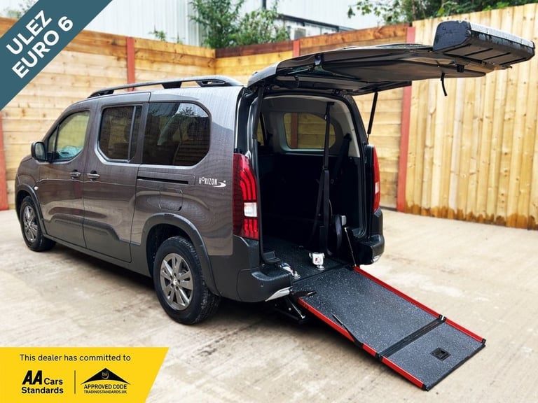 image for 2023 Peugeot Rifter L2 LWB 5 Seat Auto wheelchair Accessible Disabled Access Vehicle WAV MPV Dies...
