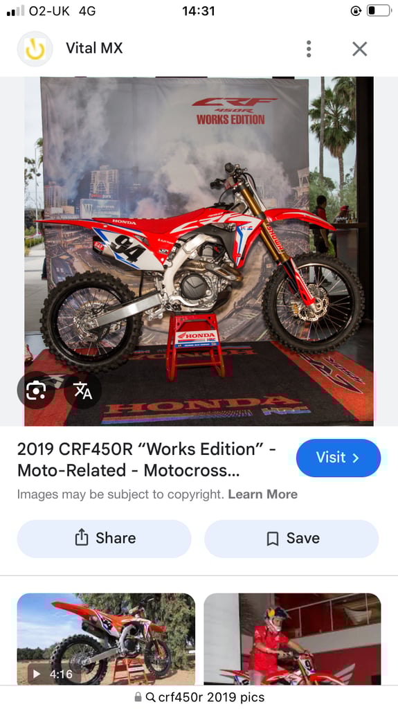 CRF450 RACE ADDITION 