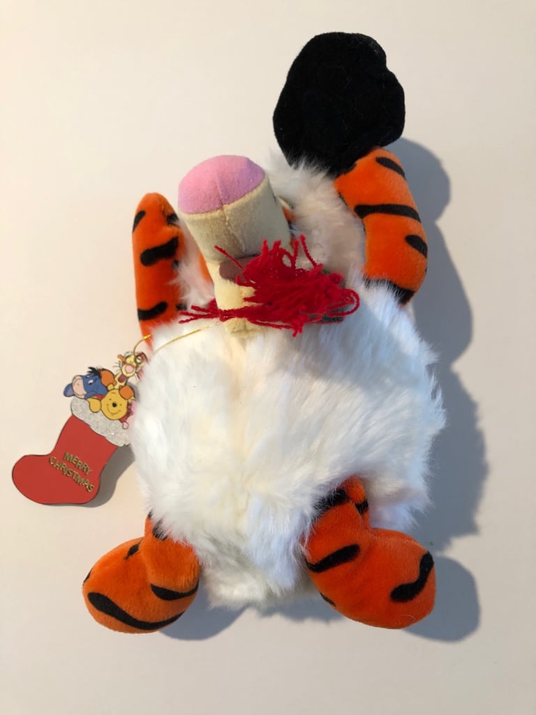 image for Disney Store 2002 Snowman Tigger Beanie, Tagged