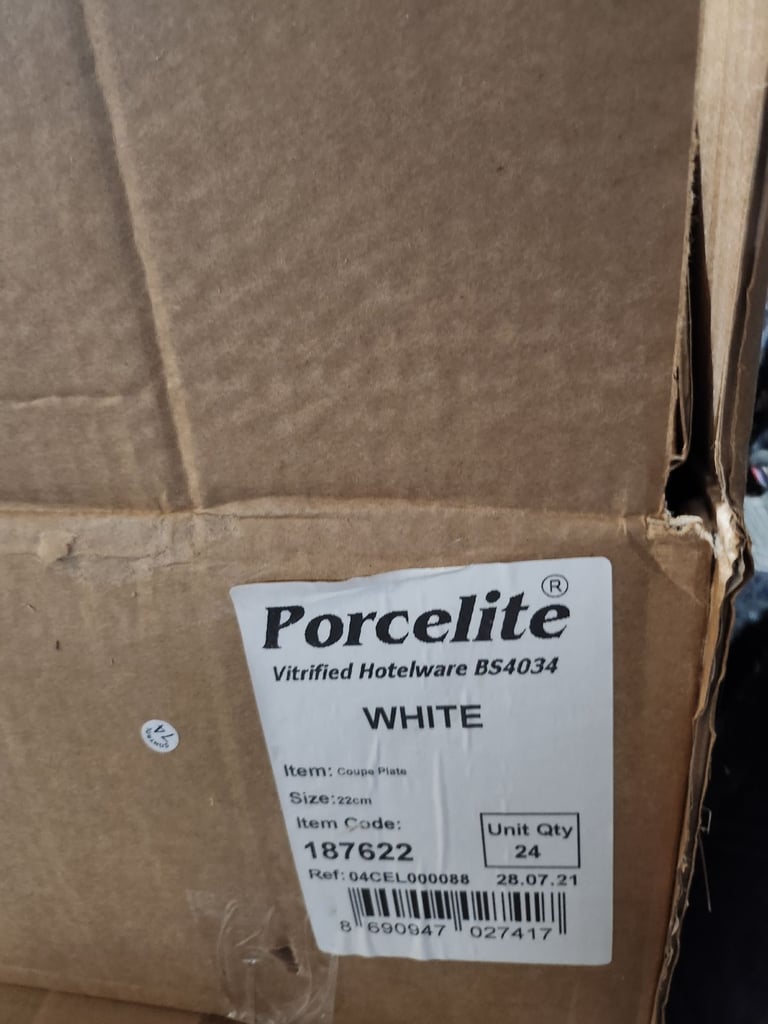 Porcelite Catering Hotel Coupe Plates (500)