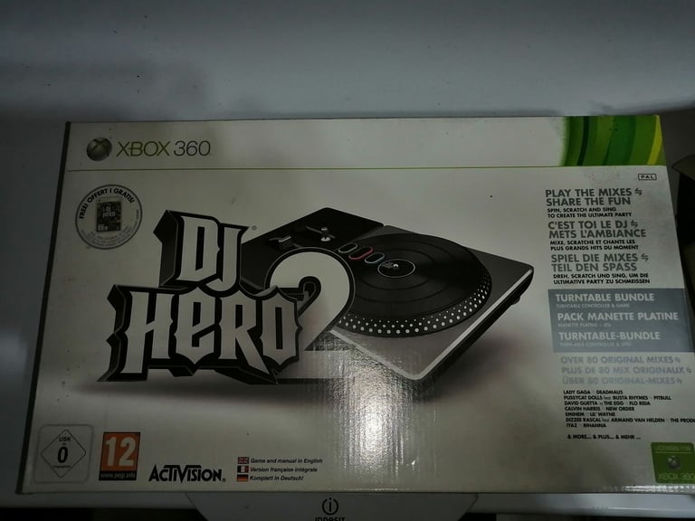 image for DJ Hero Xbox 360 Turntable Controller 