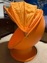 IKEA child’s swivel egg chair 