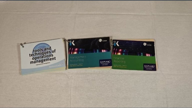 CIMA Operational level study texts & exam practice books