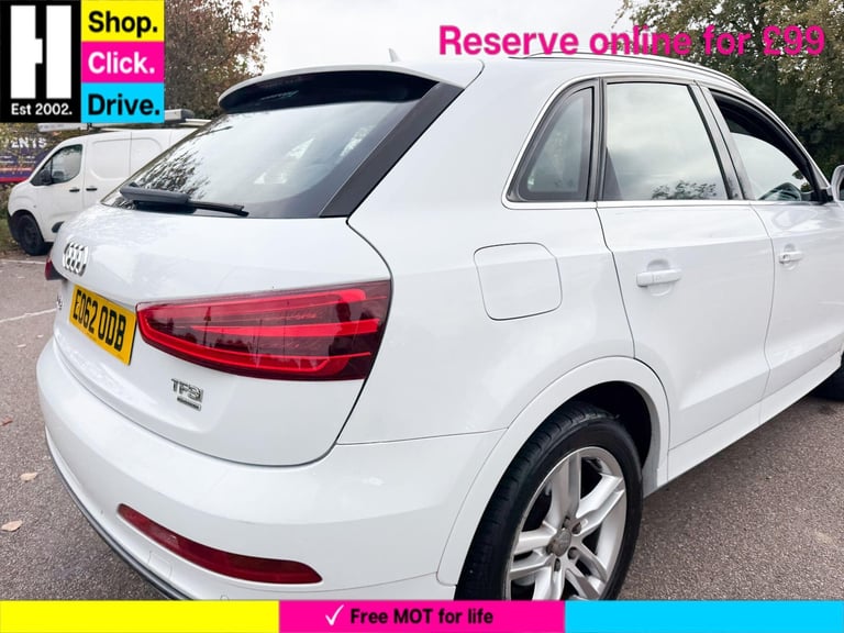 2012 Audi Q3 2.0 TFSI S line SUV 5dr Petrol Manual quattro Euro 5 (s/s) (170 ps) ESTATE Petrol Ma...
