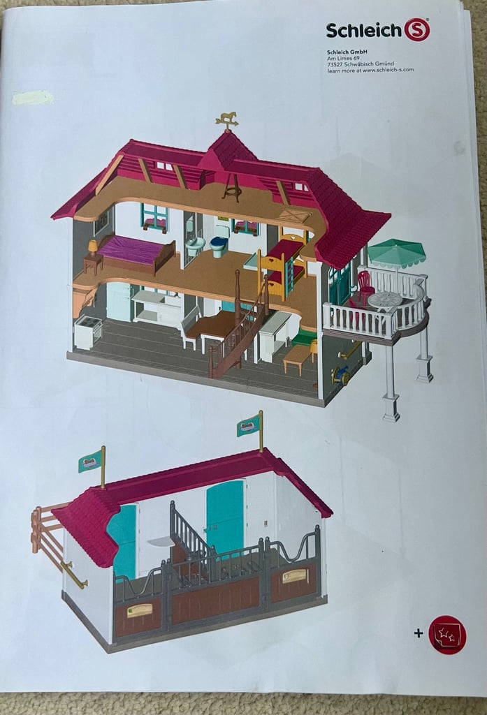Schleich 42416 Horse Club house and stable aged 5-12 yrs