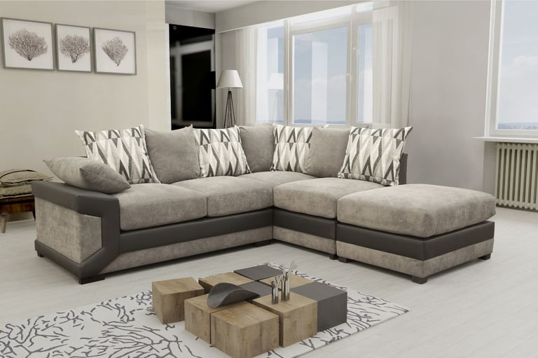image for Large and comfortable Dino Corner Sofa & 3+2  For Sale, UK Wide Delivery Available Call Now!!!