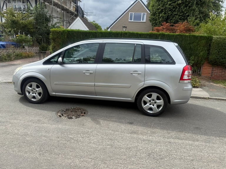 VAUXHALL ZAFIRA 1.6 Exclusive MPV 5 Drs 7-Seater with 12 Months MOT Full-Ser Hist& Low 91K Miles