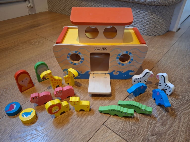 image for Jacques of London Noah's Ark wooden toy