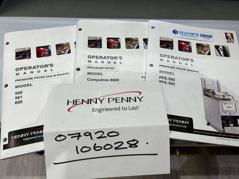 Henny Penny Fried Chicken & Peri Peri Shop Equipment - 12 x ITEMS BEST UK PRICE 