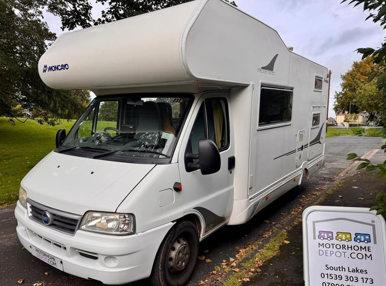 Moncayo Mediterraneo 465 FIAT 2.8l LWB 2005, 7 berth, 6 belt, bunk beds