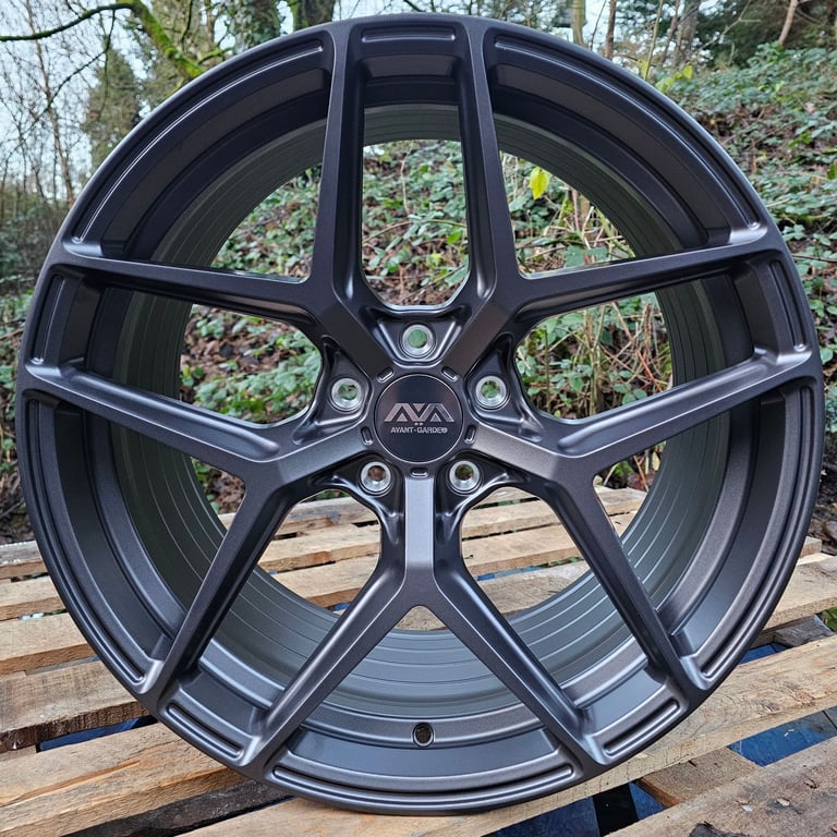 NEW 20" AVA HSF013 MGM STAGGERED ALLOY WHEELS FITS 5X120 BMW 3 4 5 F10 F30 ETC