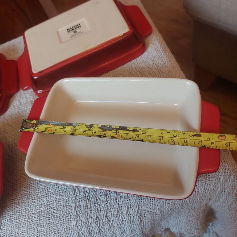 Four Red Swiss Kuhn Rikon Tapas Dishes 