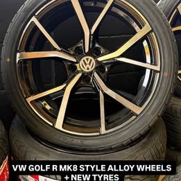 *BRAND NEW* VW STYLE 18” ALLOY WHEELS + BRAND NEW TYRES CLEARANCE (3 DESIGNS IN STOCK)
