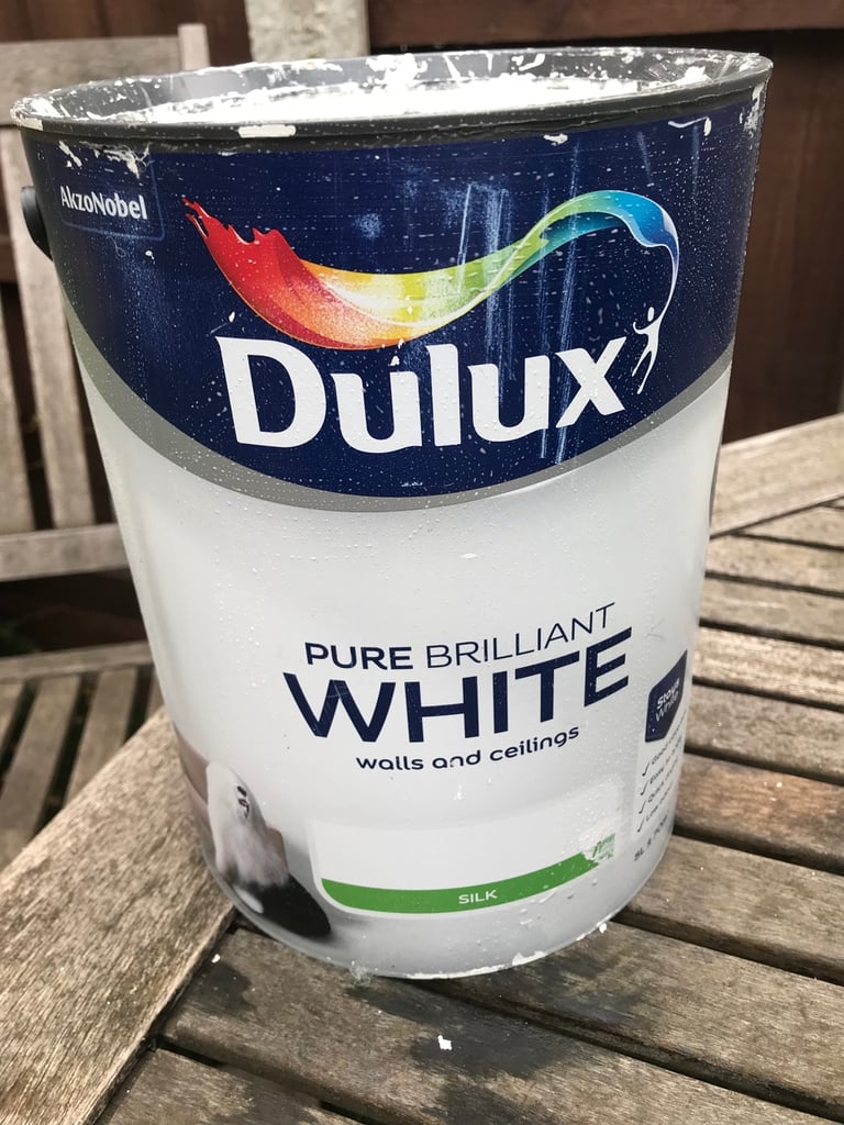 paint white Matt emulsion £8 white westher sheild £8 