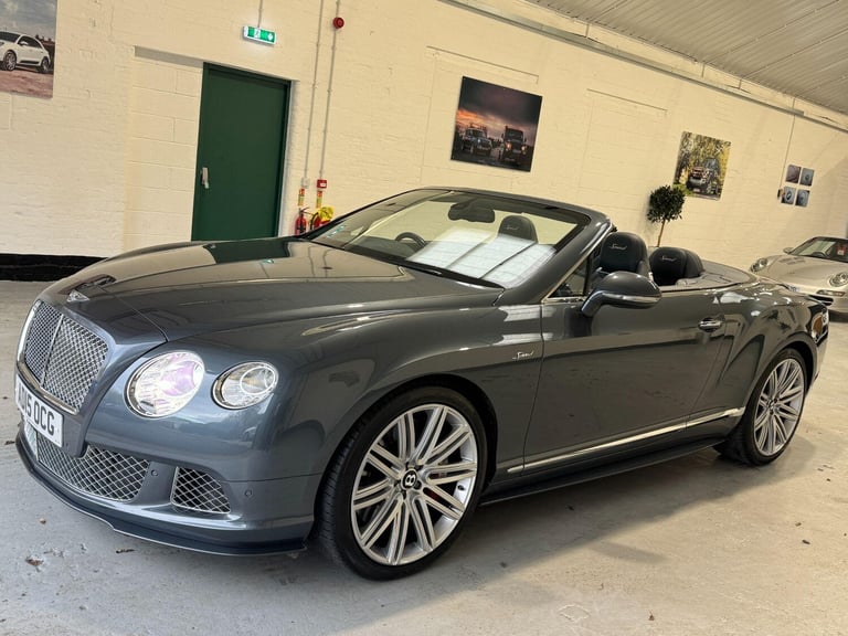 2015 Bentley Continental 6.0 W12 Speed 2dr Auto CONVERTIBLE PETROL Automatic