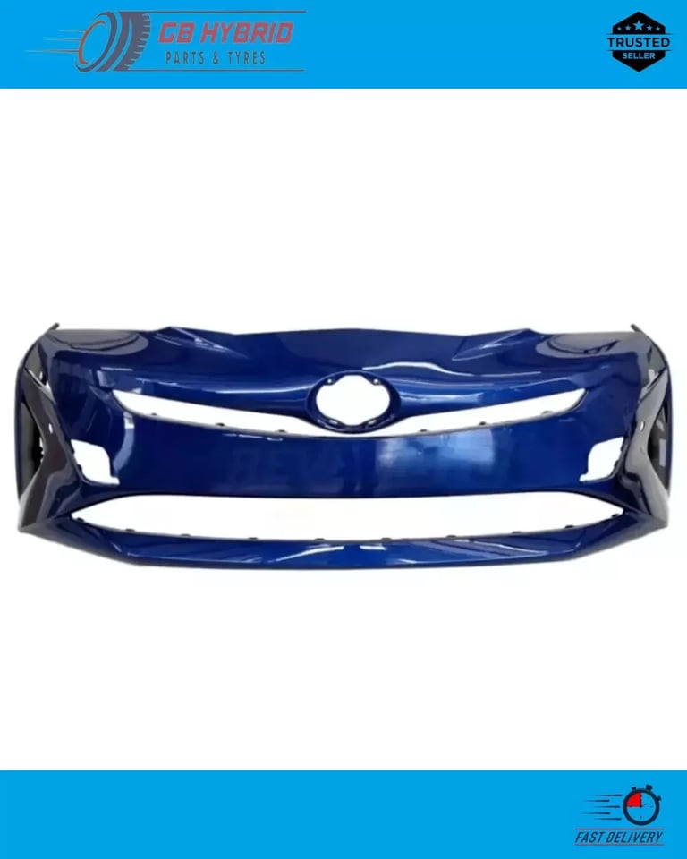 New Toyota Prius 2016-2018 Front Bumper Blue (Paint 8S6)
