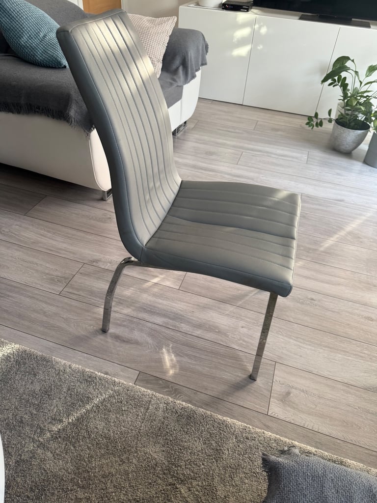 image for Light grey Dining chairs 