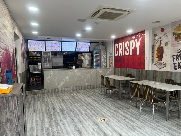 Fully Equipped Chicken & Chips Shop Lease for Sale in Chadwell Heath