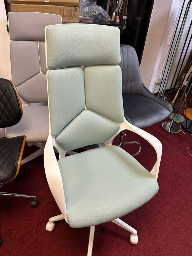 Alma High Back Office Chair - Green