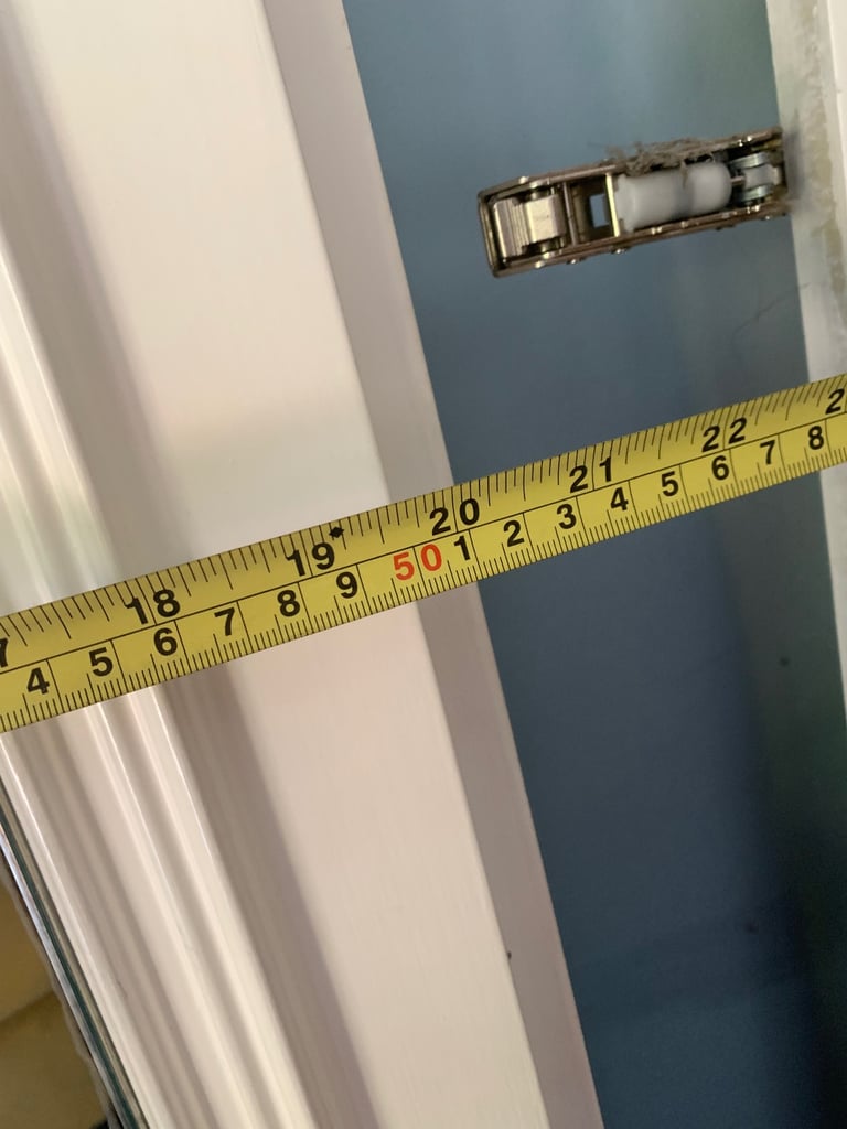 4 x wardrobe doors with mirrors 