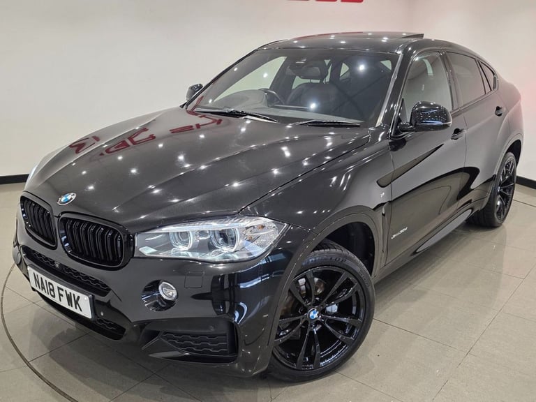 2018 18 BMW X6 3.0 30D M SPORT SUV 5DR DIESEL AUTO XDRIVE EURO 6 (S/S) (258 PS) 