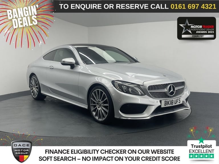 2018 Mercedes-Benz C Class 2.1 C220d AMG Line (Premium) Coupe 2dr Diesel G-Tronic+ Euro 6 (s/s) (...