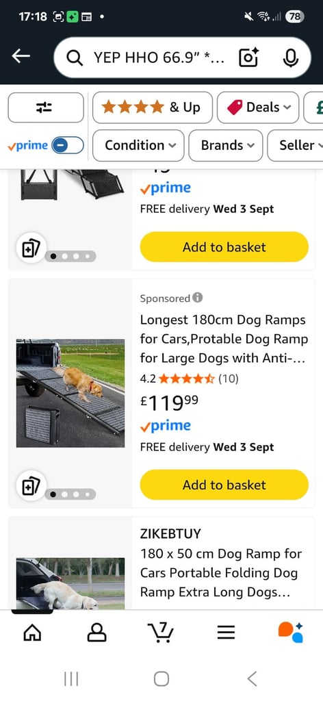 2 x Ultralite STRONG, Folding Ramp x 2