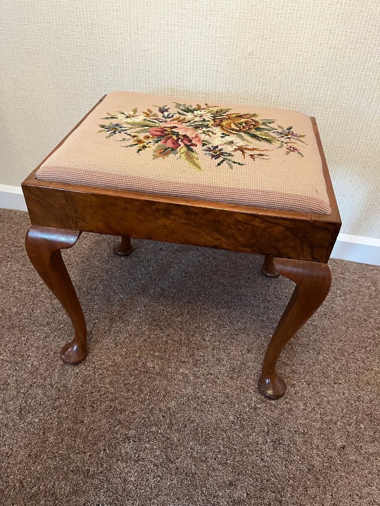image for antique piano stool